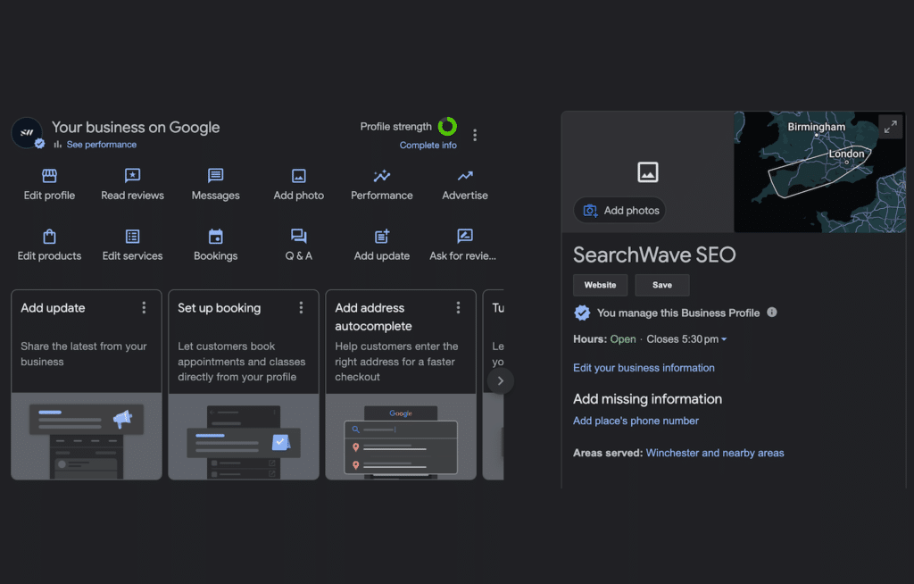 Google Business Profile for Local SEO